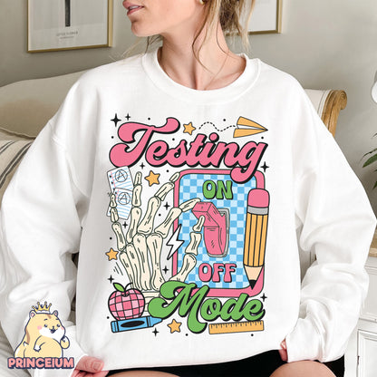 Test Day Mode On & Off Png, Rock The Test Png, Teacher Quotes, Groovy Test Day