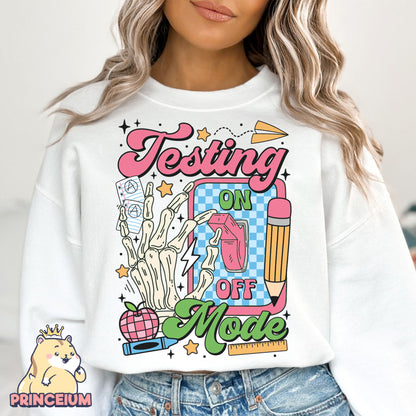Test Day Mode On & Off Png, Rock The Test Png, Teacher Quotes, Groovy Test Day