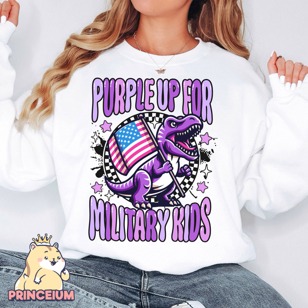 Purple Up for Military Kids Png, Month of the Miliary Child Png, Military Kids, Military Child Awareness