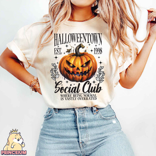 Halloween Est 1998 Png, Retro Halloween Png, Social Club, Spooky Season, Halloween Pumpkin, Fall Png, Sublimation Designs Digital Downloads