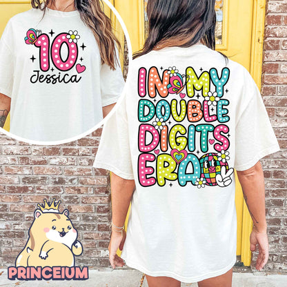 In My Double Digits Era PNG, Double Digits Era Png, Ten Birthday Png, Double Digits, Birthday Boy Girls, 10th Birthday PNG,