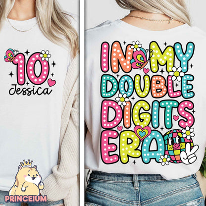 In My Double Digits Era PNG, Double Digits Era Png, Ten Birthday Png, Double Digits, Birthday Boy Girls, 10th Birthday PNG,