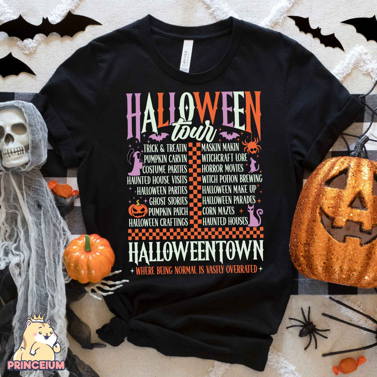 Halloween Tour Png Design, Halloween Png, Fall Shirt Png, Trick or Treat Halloween Pumpkin
