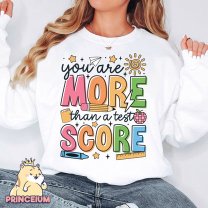 You Are More Than Test Score Png, Rock The Test Png, Teacher Quotes, Groovy Test Day