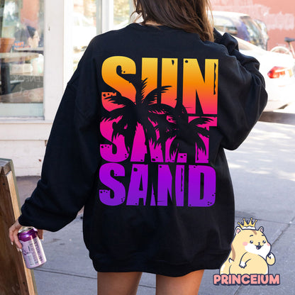 Sun Salt Sand Png, Beach Png, Summer Vibes PNG, Beach Vibes Spring Break Png, Holiday Shirt Png Sublimation Design, Digital Download