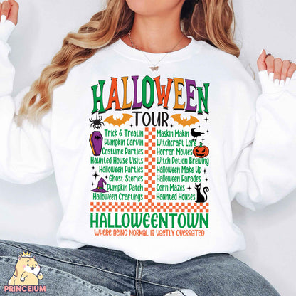 Halloween Tour Png Design, Halloween Png, Fall Shirt Png, Trick or Treat Halloween Pumpkin