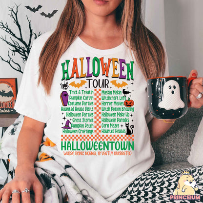 Halloween Tour Png Design, Halloween Png, Fall Shirt Png, Trick or Treat Halloween Pumpkin