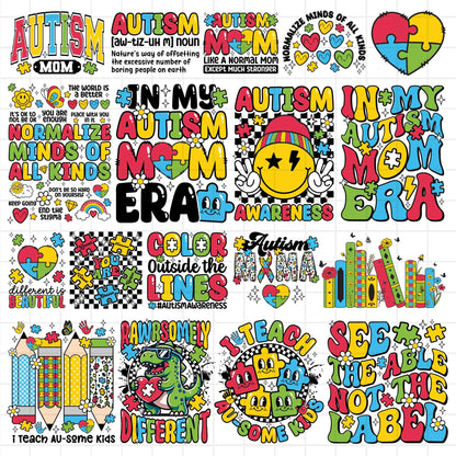 Autism Awareness Png Bundle, Autism T-Shirt, Autism Quotes Png