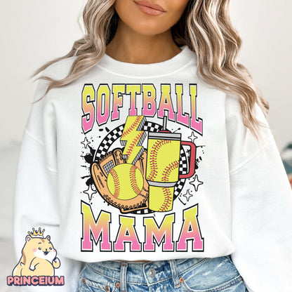 Softball Mom Png, Softball Mom Sublimation Design, Mother Day Gift Download Files