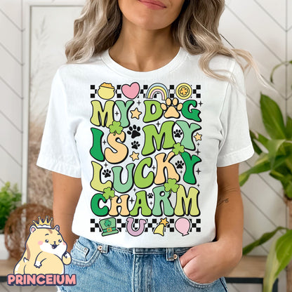 My Dog is My Lucky Charms Png, St Patrick Day Png, Lucky Dog, Dog Lover Png, Dog Mom Png, Clover Png, Dog Lover Gift, Digital Download Files