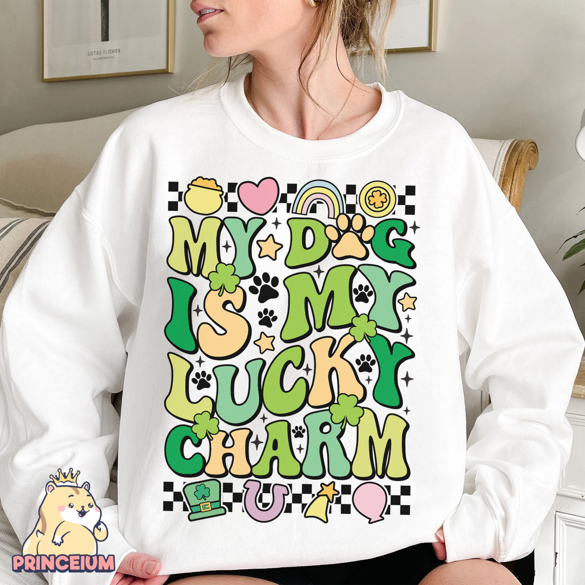 My Dog is My Lucky Charms Png, St Patrick Day Png, Lucky Dog, Dog Lover Png, Dog Mom Png, Clover Png, Dog Lover Gift, Digital Download Files