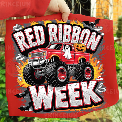 Red Ribbon Week Bundle Png, In October We Wear, Red Ribbon Week Png, Drug-Free, Anti-Drug Svg, Red ribbon Week, Sublimation Designs, Digital
