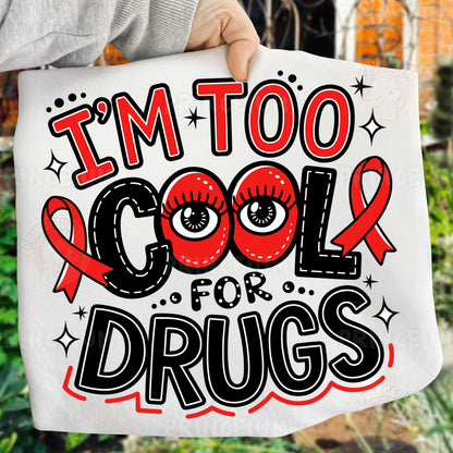 Red Ribbon Week Bundle Png, In October We Wear, Red Ribbon Week Png, Drug-Free, Anti-Drug Svg, Red ribbon Week, Sublimation Designs, Digital
