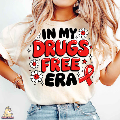 Red Ribbon Week Bundle Png, In October We Wear, Red Ribbon Week Png, Drug-Free, Anti-Drug Svg, Red ribbon Week, Sublimation Designs, Digital