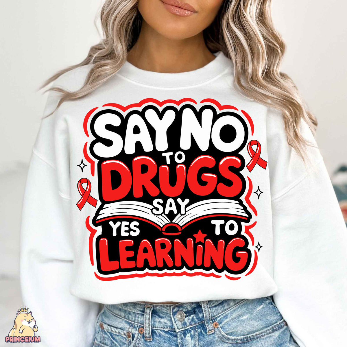 Red Ribbon Week Bundle Png, In October We Wear, Red Ribbon Week Png, Drug-Free, Anti-Drug Svg, Red ribbon Week, Sublimation Designs, Digital