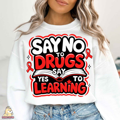 Red Ribbon Week Bundle Png, In October We Wear, Red Ribbon Week Png, Drug-Free, Anti-Drug Svg, Red ribbon Week, Sublimation Designs, Digital