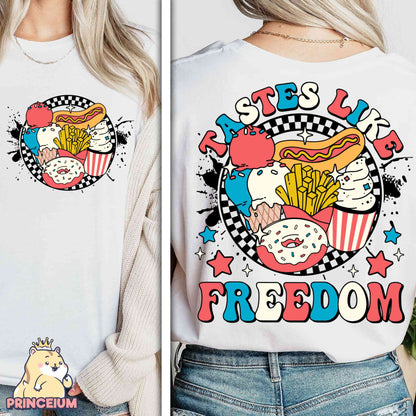 Tastes Like Freedom Png, 4th of July Png, Fourth of July Png, USA Png, America Png, Independence Day Sublimation