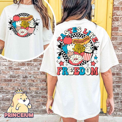 Tastes Like Freedom Png, 4th of July Png, Fourth of July Png, USA Png, America Png, Independence Day Sublimation