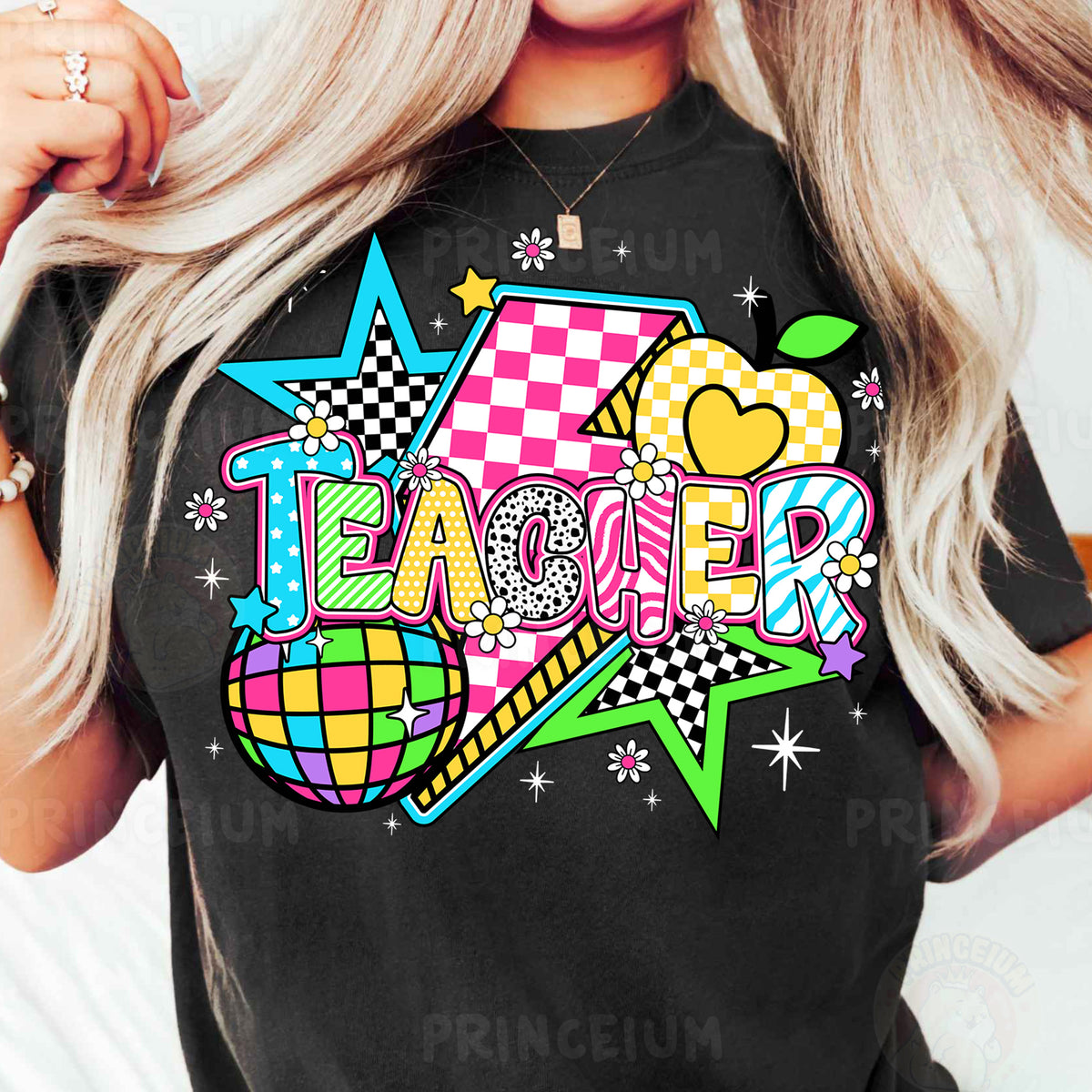 a woman wearing a black tshirt that says tamer