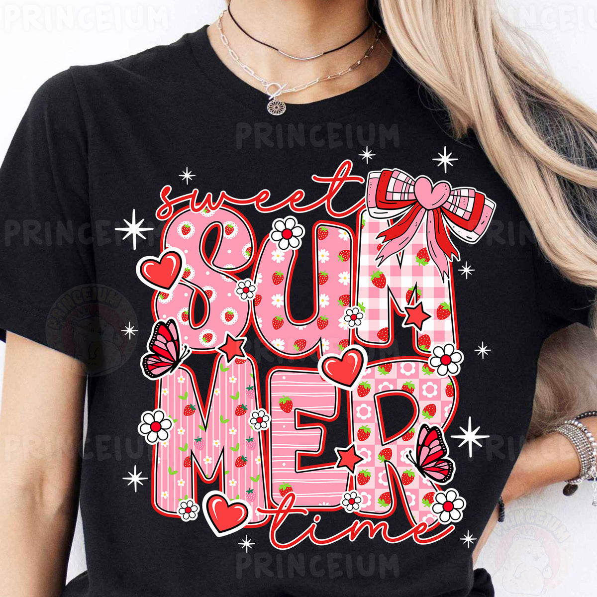 a woman wearing a t - shirt that says, i love you to the sun