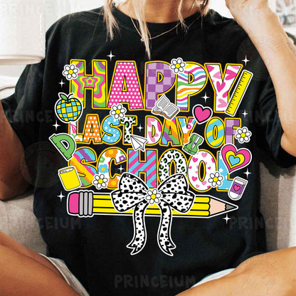 a woman sitting on a couch wearing a happy new year t - shirt