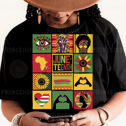 a person wearing a black shirt and a hat holding a cell phone