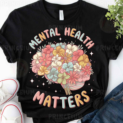 a t - shirt that says mental health matters