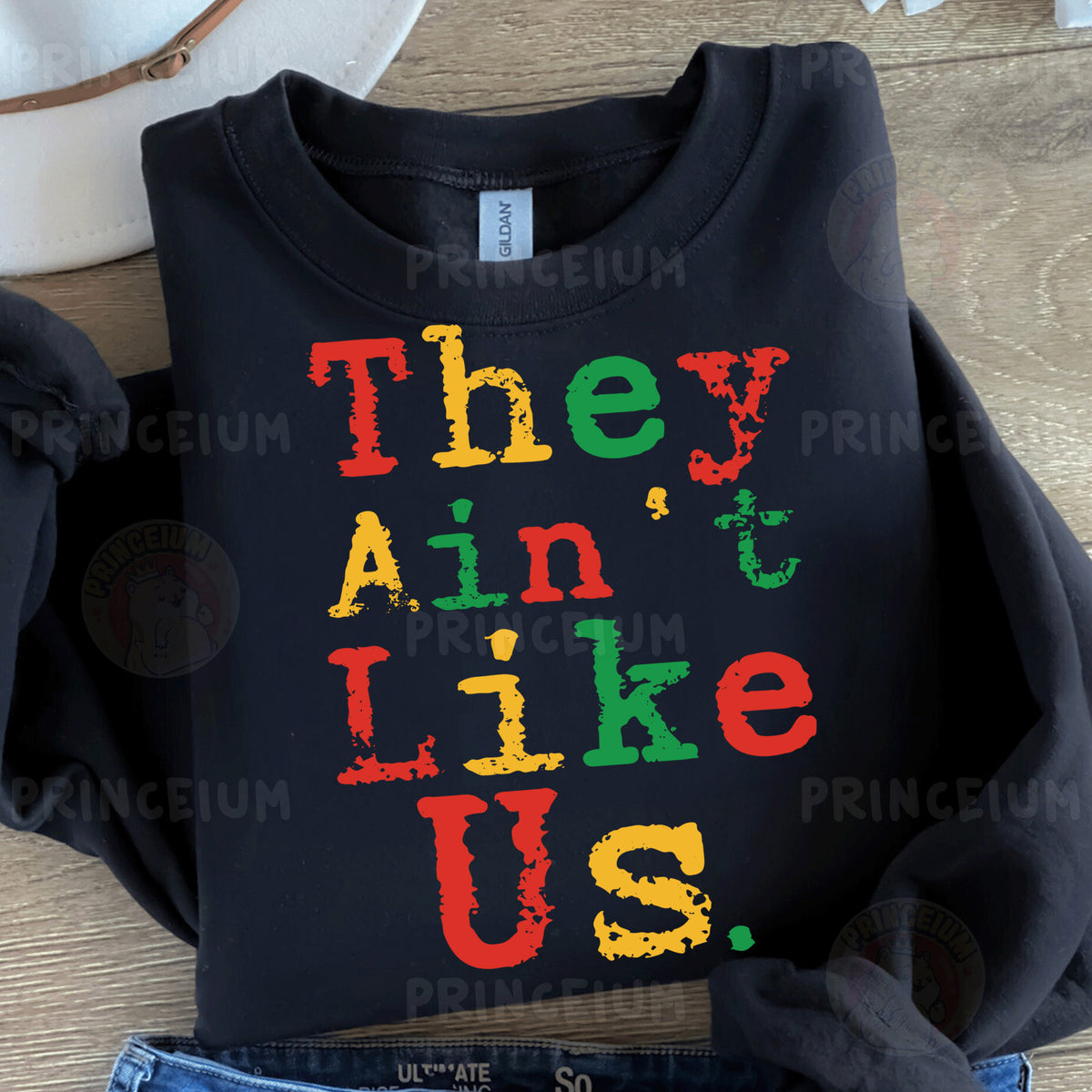 a t - shirt that says they're all like us