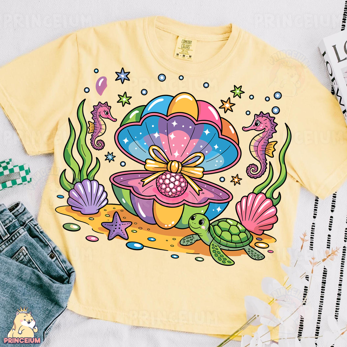 a t - shirt with an image of a sea turtle on it