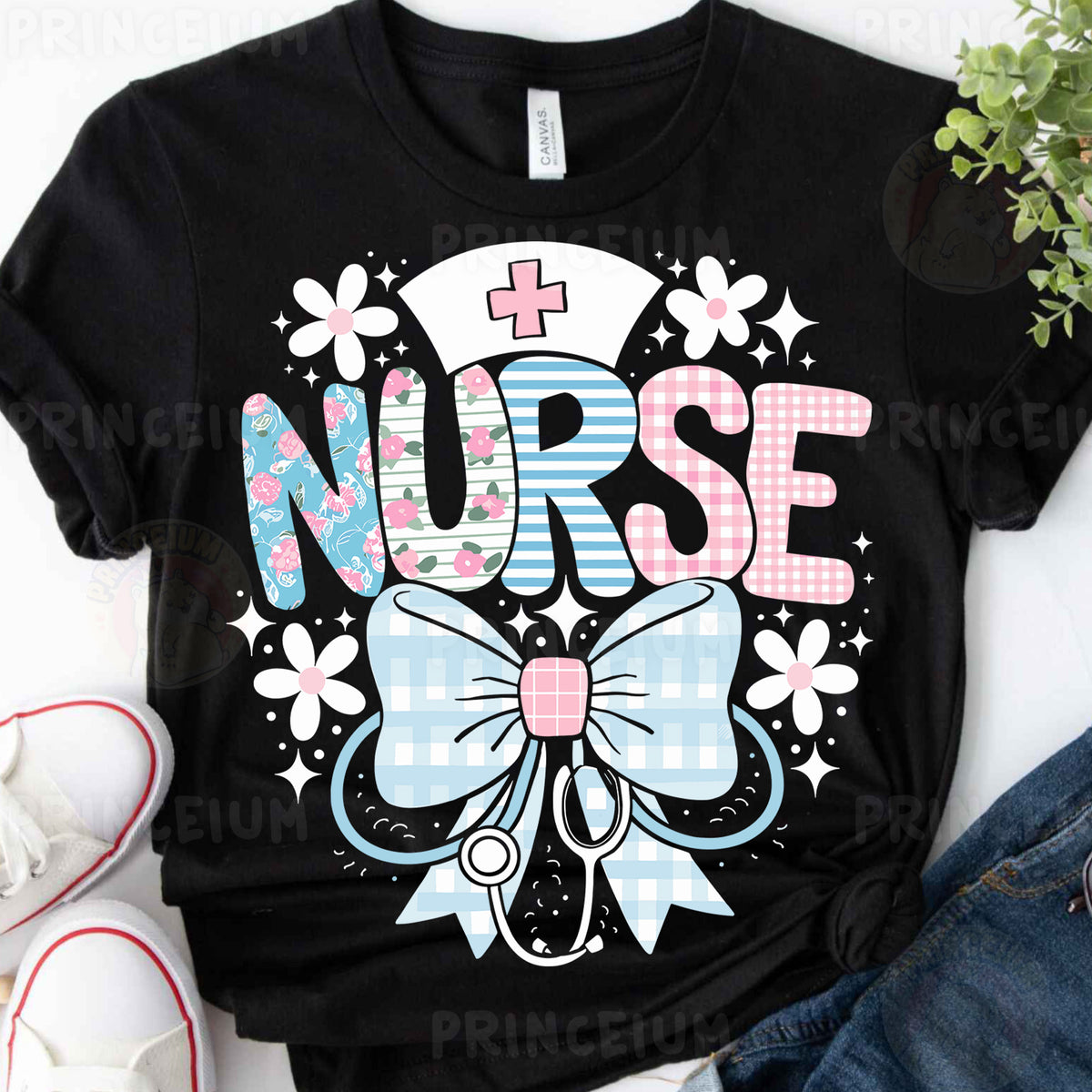a black shirt with the words nurse on it