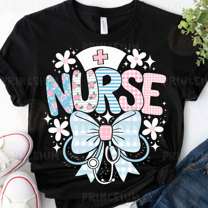 a black shirt with the words nurse on it