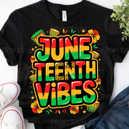 a t - shirt with the words june tenth vibes on it