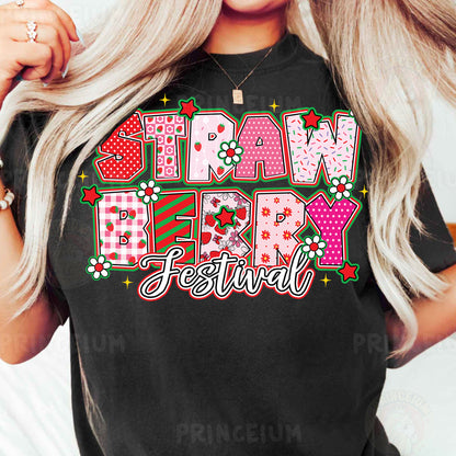 a woman wearing a black t - shirt that says i am very merry