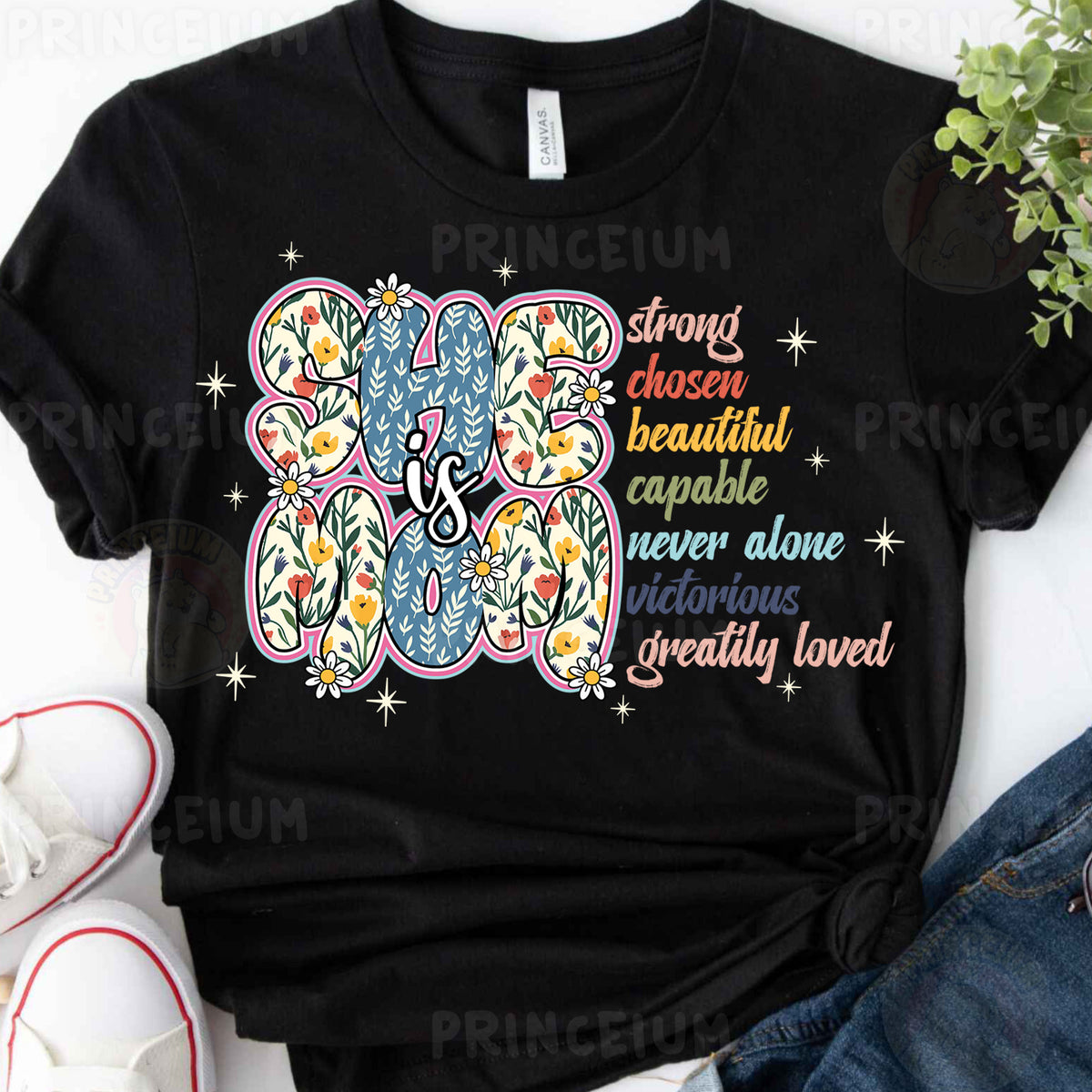 a t - shirt with an elephant design on it
