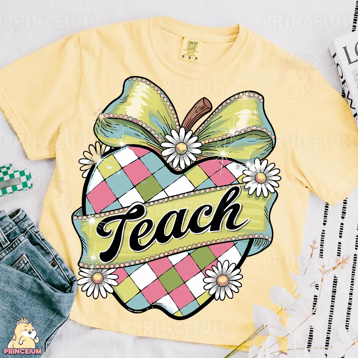a t - shirt with the words teach on it
