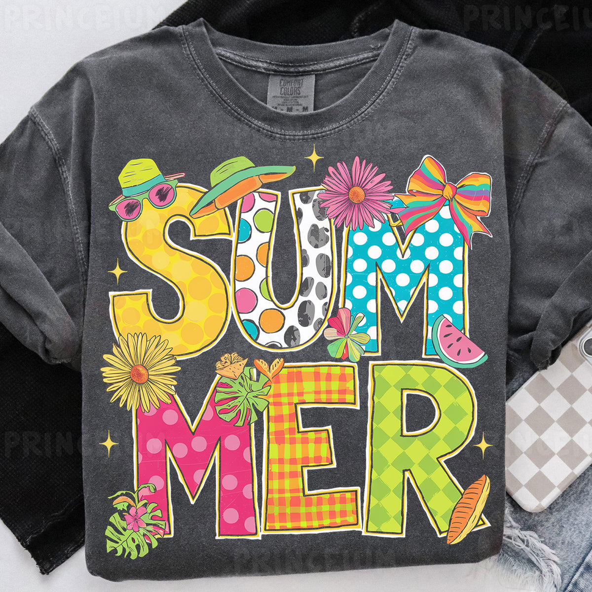 a t - shirt with the words summer on it