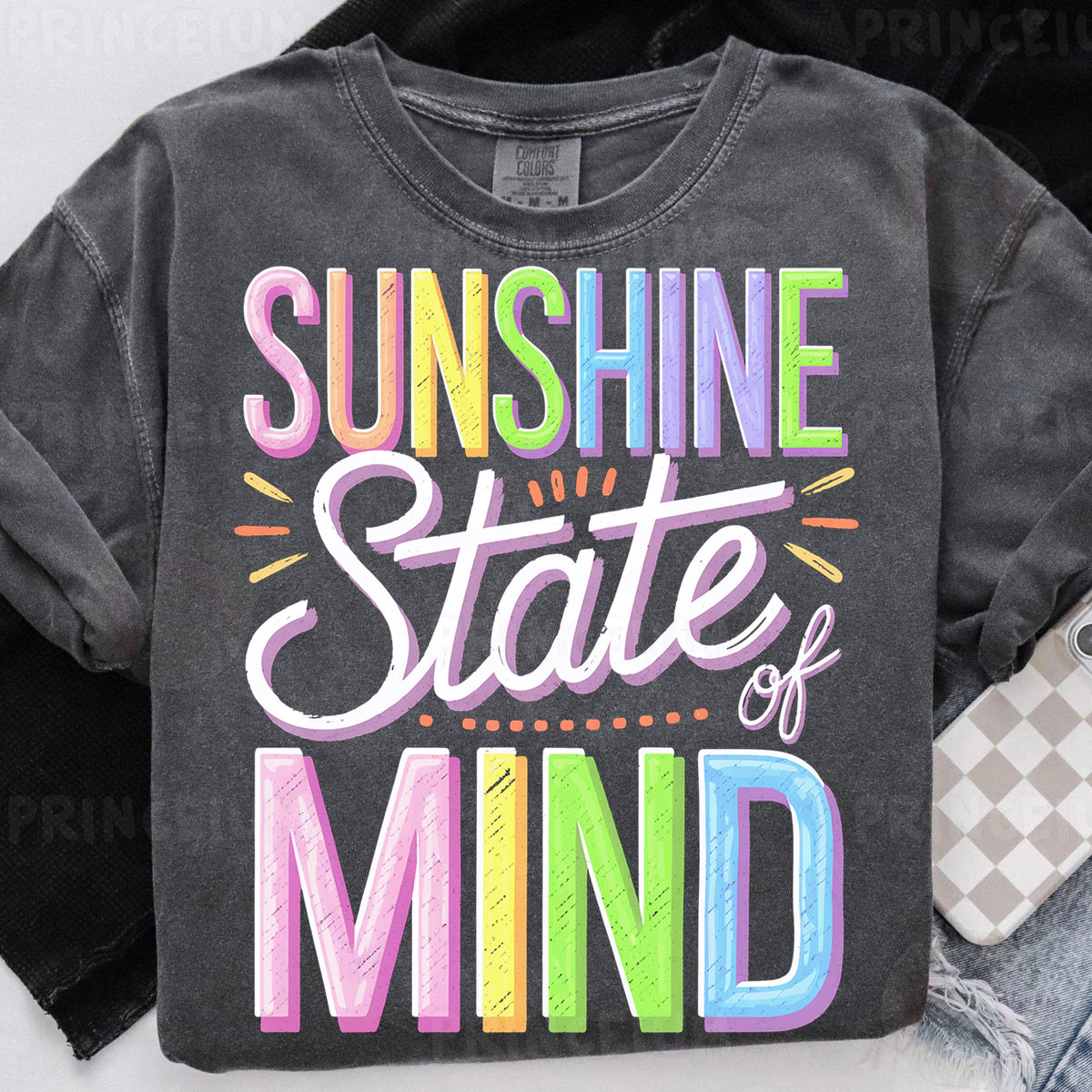 a shirt that says sunshine state of mind