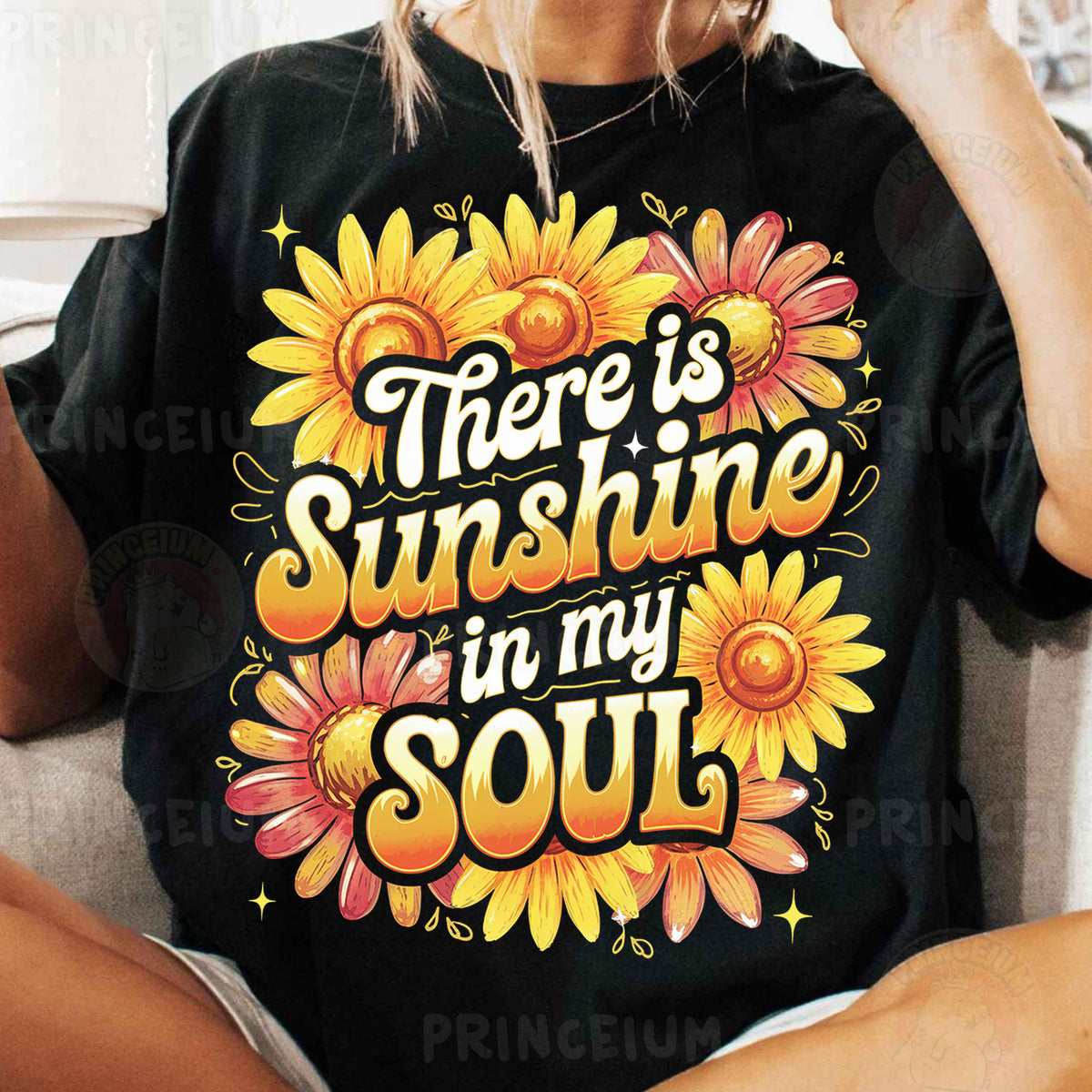 there is sunshine in my soul t - shirt
