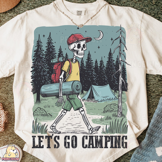 a t - shirt with a skeleton carrying a barrel